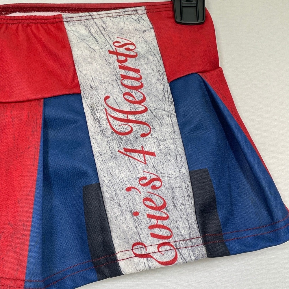 Disney Evie Descendants 3 Piece Red Blue Skirt and Leggings Set Girl's SMALL - Picture 11 of 16
